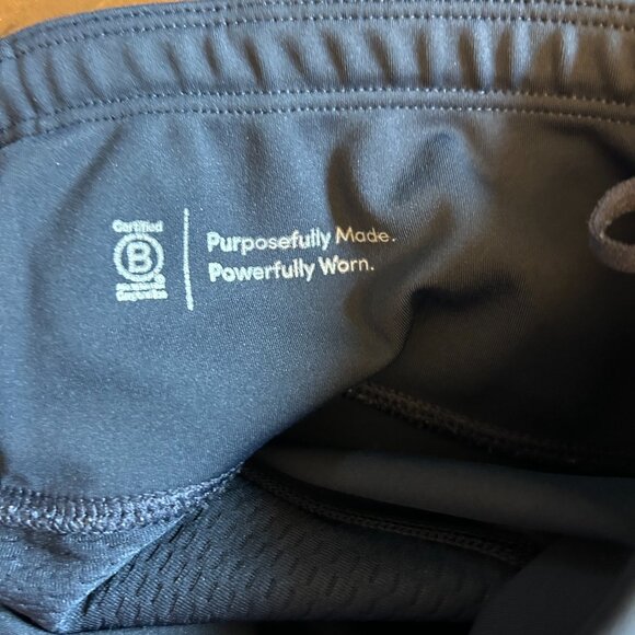 Athleta Women's Leggings Blue Pockets Size Small Tall - Size ST Mesh Panel - Picture 11 of 16